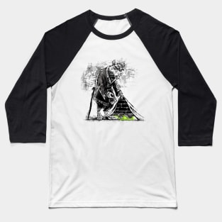 Turtles Behind the Wall Baseball T-Shirt